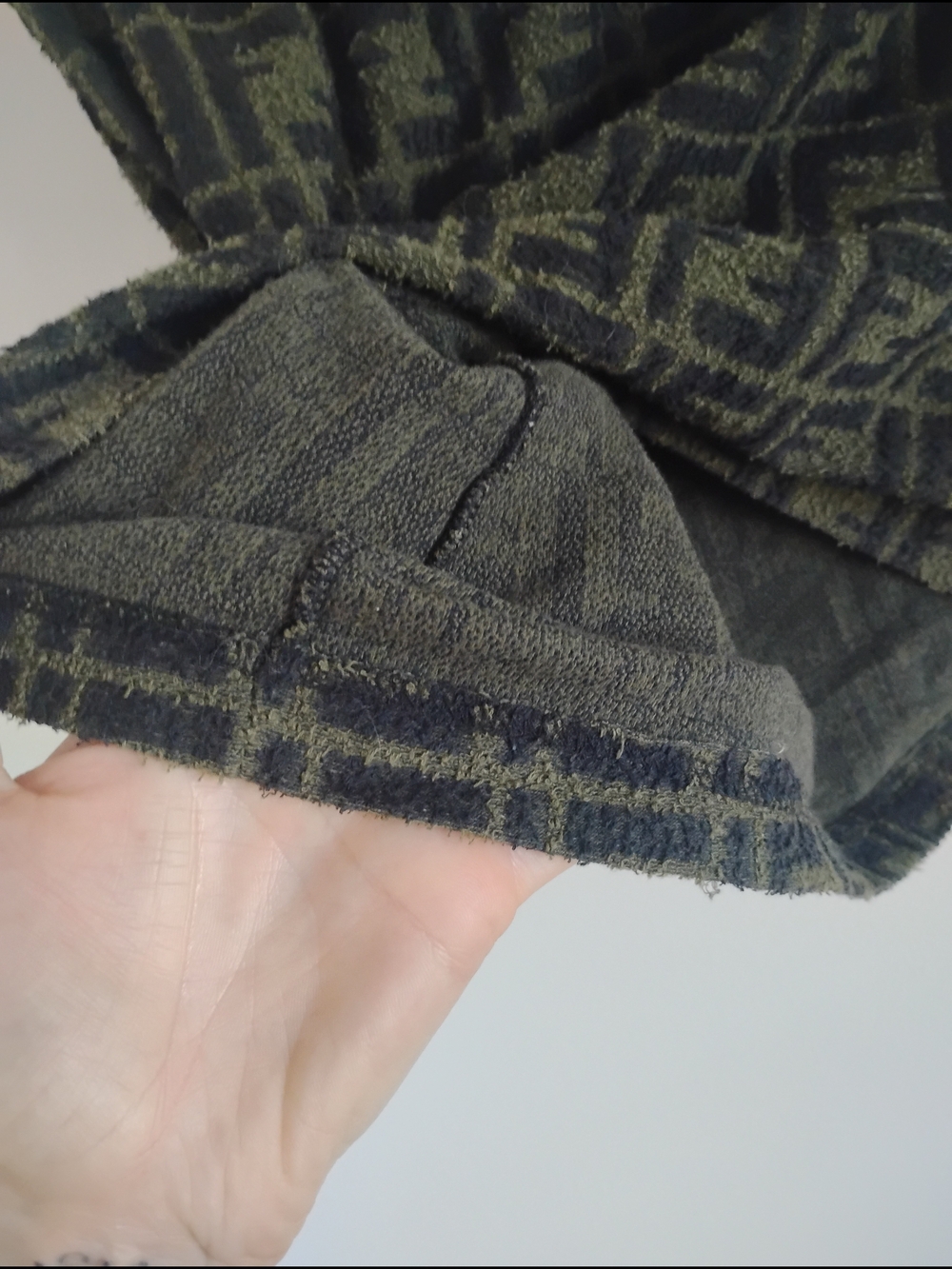 Fendi Terrycloth Jacquard Mini Skirt - Picture 3 of 6